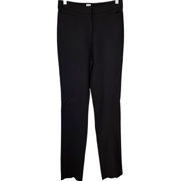 NWT Toteme Viscose Wool Slim Suit Trousers Black Pants Womens 34